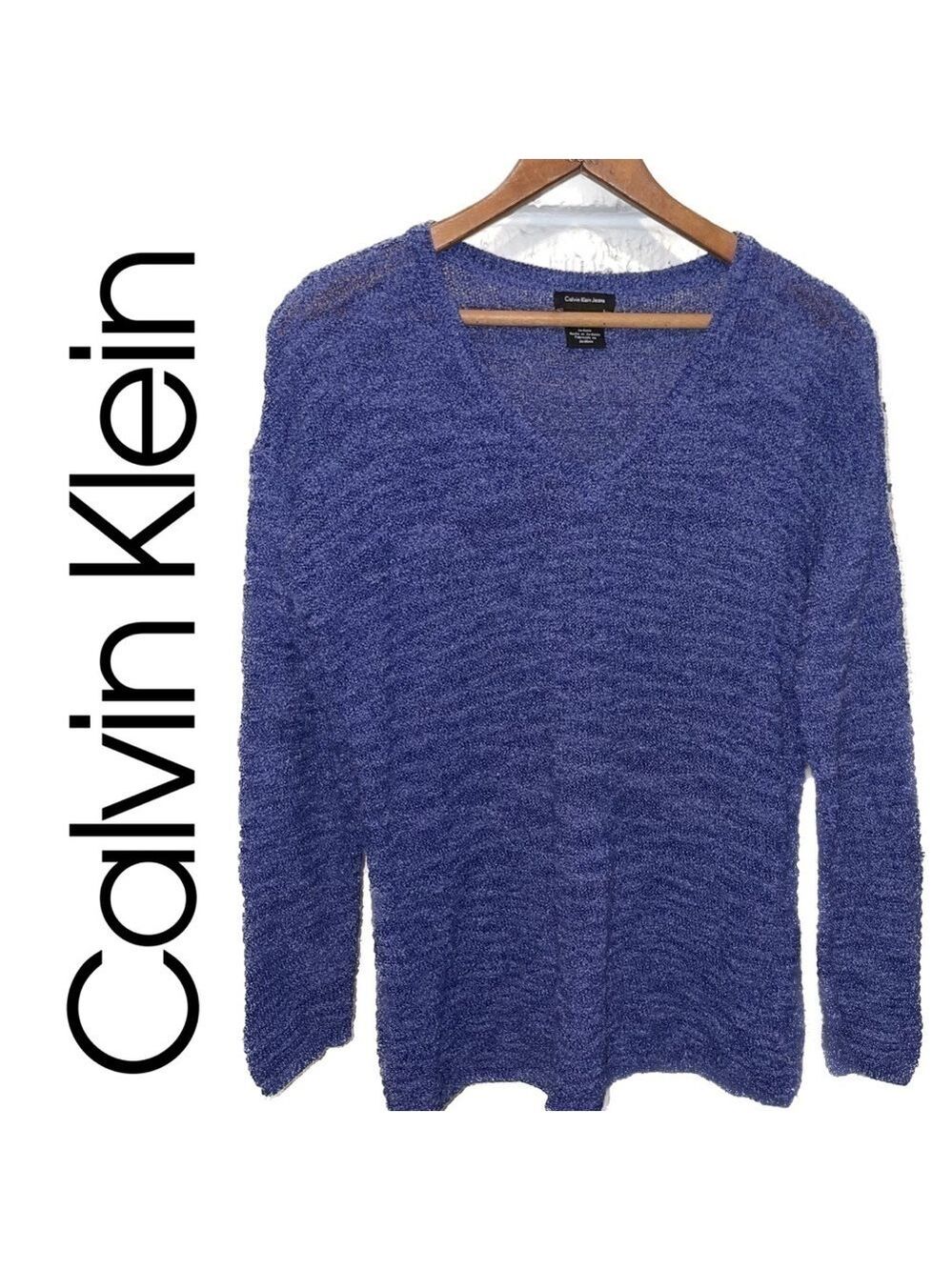 CALVIN Klein Blue jeans sweater medium
